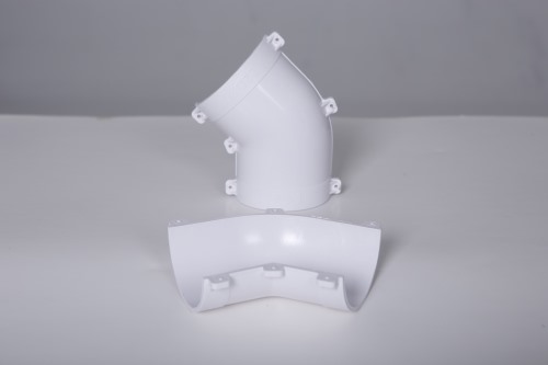 PVC外包45度彎頭